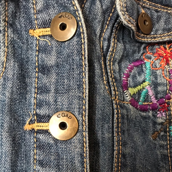 GAP Embroidered Jean Jacket - Picture 8 of 8